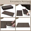 Izrielar WPC Terrassenfliesen 10 m², 30 x 60 cm 60 Stücke, Produktbild-Vorschau 4