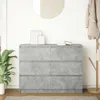 vidaXL Príborník betón sivý 100x35x76 cm materiál na báze Náhľad obrázku produktu 3