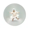 MuchoWow® Mauspad Mousepad Eisbär - Tutu - Weiß - Porträt - Produktbild-Vorschau 1