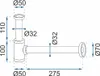 Rea Waschbecken-Siphon Klik-Klak Universal Black Produktbild-Vorschau 7