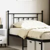 vidaXL Kopfteil Metall Schwarz 107 cm -  Kopf- & Fußenden Produktbild-Vorschau 2