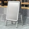 AUSTIN | Plakatständer | A1 | Silber | Premium | Produktbild-Vorschau 2