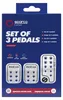 set di pedali Sparco Racing da 3 pezzi Pedali sportivi Anteprima dell’immagine prodotto 6