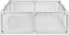 A baby playpen is shown from the front, set against a white background. Produktbild-Vorschau