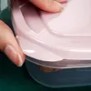 Podzielony pojemnik na lunch z trzema przegródkami, można Podgląd zdjęcia produktu 4