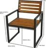 DEGAMO Gartenstuhl Gartensessel RAGUSA, Metall anthrazit + Produktbild-Vorschau 7