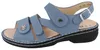 FINN COMFORT Gomera Damen Sandale hellblau genarbtes Produktbild-Vorschau 2