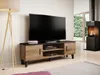 Meuble TV 160 cm OLINA – chêne wotan / noir Voir les images du produit 1