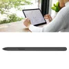 A person is using a tablet with a stylus, and a stylus is shown separately. Produktbild-Vorschau