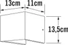 Konstsmide Cremona High Power LED Wandleuchte - grau Produktbild-Vorschau 7