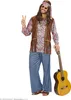 Hippy Kostüm Psychedelic Hippie - 70er Jahre Woodstock XL - Produktbild-Vorschau 3