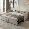 Divano letto ProximaX 90/180 x 200 cm in velluto grigio, Anteprima dell’immagine prodotto 5