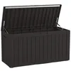 Floordirekt Gartenbox Holz-Optik wetterfeste Kissenbox 300L Produktbild-Vorschau 1