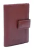 Esquire Pelle porta carte di credito Oslo Nappa Wallet Red Anteprima dell’immagine prodotto 4