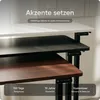 DESKSPACE Tischplatte 2,5 cm Extra-Dick – Mahagoni Produktbild-Vorschau 2