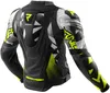 Rebelhorn Inferno Motorrad Lederjacke, schwarz/weiß/gelb, Produktbild-Vorschau 2