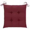 Chaises de jardin pliantes avec coussins 8 pcs. Bois massif Voir les images du produit 9