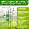TTL GARDEN Rankhilfe Obelisk L 165x40cm grün – Rankgitter Produktbild-Vorschau 2