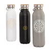 Isolier-Trinkflasche 600 ml, Edelstahl Blume des Lebens, Produktbild-Vorschau 3