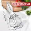 Küchenschere,25cm Multifunktions Haushaltsschere, 3CR13 Produktbild-Vorschau 7
