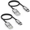 deleyCON USB-C Kabel im SET (2 Stück je 0,30m) 30cm Kurz Produktbild-Vorschau 1