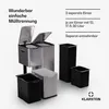 Klarstein Tiyo 3-in-1 Mülleimer - 60L Küchen-Abfalleimer Produktbild-Vorschau 2