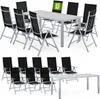 CASARIA® Gartenmöbel Set 8 Stühle mit Tisch 190x90cm Produktbild-Vorschau 1