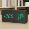Acelektronischer Holzwecker LED,Digitaluhr Digitaler Wecker Produktbild-Vorschau 1