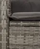 The Living Store 5-tlg. Garten-Essgruppe mit Kissen Grau Produktbild-Vorschau 7