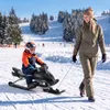 COSTWAY Lenkschlitten für Kinder, Lenkbob mit Bremse, Produktbild-Vorschau 2