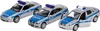 Goki Polizeiauto Die-Cast Spielzeugauto mit Rückziehmotor Produktbild-Vorschau 3