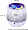 A star projector lamp with dimensions indicated. Produktbild-Vorschau