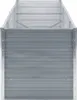 vidaXL Lit surélevé de jardin Acier galvanisé 240x80x77 cm Voir les images du produit 5