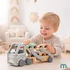 Camion de transport de voitures en bois Mamabrum avec Voir les images du produit 5