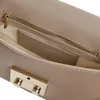 LACOSTE Pelle borsa a tracolla Flap Crossover Bag Taupe Anteprima dell’immagine prodotto 8