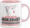 Musikliebhaber Geschenk Tasse Ich Bin Musikliebhaber Aber Produktbild-Vorschau 1