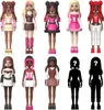 A grid of dolls with different outfits and hairstyles. Voir les images du produit