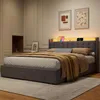 okwish Polsterbett 160×200 mit LED-Licht und Schubladen, Produktbild-Vorschau 10