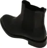 A black leather Chelsea boot shown from the side. Voir les images du produit