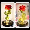 Ewige Rose unter Glas mit LED, rote Dekorationsrose, Produktbild-Vorschau 11