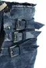 Rock Rebel by EMP Damen blaue High-Heels aus Jeans-Stoff im Produktbild-Vorschau 8