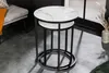 Tavolino da 60 cm in marmo, design moderno per il soggiorno Anteprima dell’immagine prodotto 4