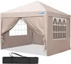 Quictent Pavillon 3x3 Faltpavillon mit 4 Seitenteilen, Produktbild-Vorschau 1