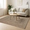 vidaXL Bereichsteppiche Natürlich und Schwarz 300 x 300 cm Produktbild-Vorschau 1