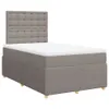 Boxspringbett mit Matratze Taupe 120x200 cm Stoff Produktbild-Vorschau 1