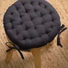 Coussin de chaise rond Secession, coton, Ø 37 cm Voir les images du produit 2