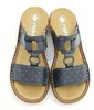 Rieker  Damenschuhe Pantoletten Bequem Pantolette Blau Productafbeelding-voorbeeld 51