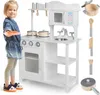 Drevená kuchynka pre deti 60 x 30 x 85 cm Náhľad obrázku produktu 1