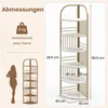 COSTWAY Scaffale angolare a 6 ripiani, scaffale aperto con Anteprima dell’immagine prodotto 3
