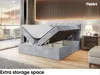 MEBLINI Boxspringbett mit Bettkasten - Gepolstert Produktbild-Vorschau 5